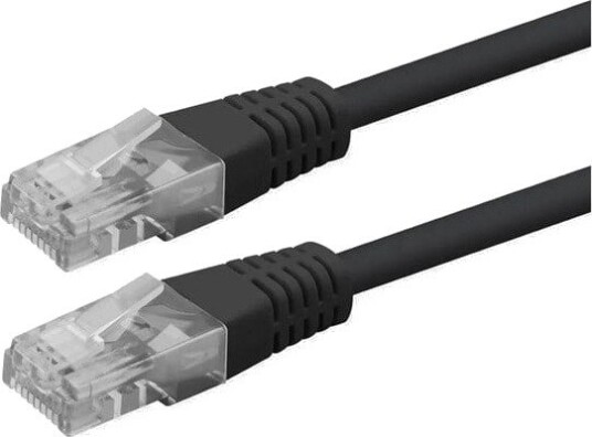 Roline Patchkabel Cat.6 Class E Utp Poe Sort 1 M 21.51.1535 