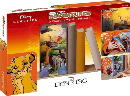 Revell Tiny Adventures Booknook 18x11x23cm Disney Løvernes Konge