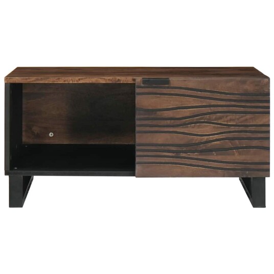Kaffebord 80 x 50 x 40 cm Solid mangotre og byggemateriale