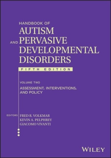 Handbook of Autism and Pervasive Developmental Disorder Volume 2
