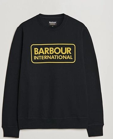 Barbour International Large Logo Sweatshirt Black Barbour International Large Logo Sweatshirt Black