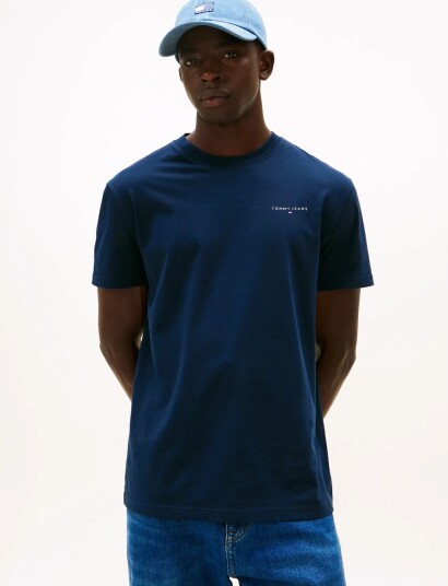 Tommy Jeans Tjm Slim Linear Ss Tee 2Pck Ext Navy XS