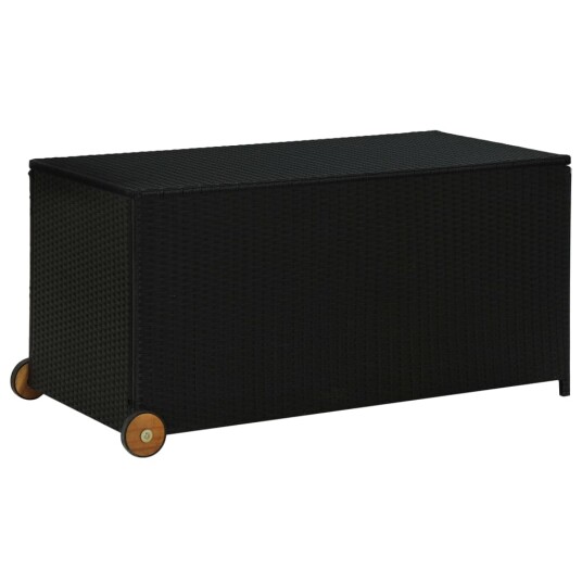 vidaXL Hageboks svart 120x65x61 cm polyrotting vidaXL Hageboks svart 120x65x61 cm polyrotting