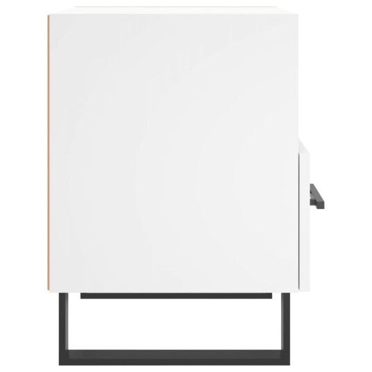  Nattbord hvit 40x35x47,5 cm konstruert tre