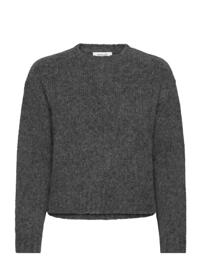 Rosemunde Kids Rktulip Wool Blend  Ls Short O-Neck Grey 152