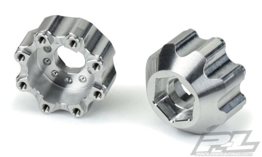 Proline 635300 8X32 TO 17MM 1/2" OFFSET ALUMINUM HEX ADAPTERS Proline 635300 8X32 TO 17MM 1/2" OFFSET ALUMINUM HEX ADAPTERS