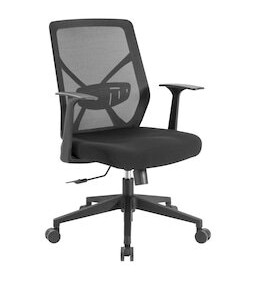 Kenson Kasper Light Kontorstol (sort)