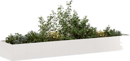 vidaXL Plantekasse 360x80x40 cm rustfritt stål
