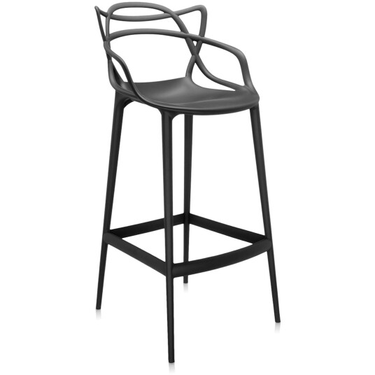 Kartell Masters Barstol 75 cm Sort Kartell Masters Barstol 75 cm Sort