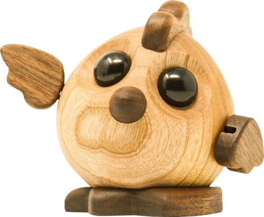 FableWood Henny Hønemor Trefigur 9 cm Ask/Valnøtt Dekorasjon