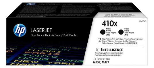 HP 410X / CF410XD Black Toner - Laser toner Svart