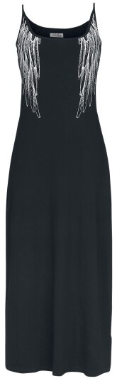 Innocent Goth Lang kjole Angel Dress S til XXL Damer svart