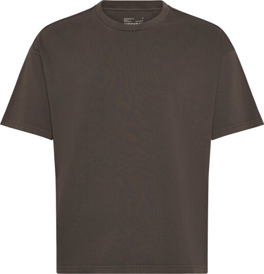 Weekday Loose Boxy T Shirt   Brown   XS