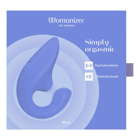 Womanizer Blend G-punkts- og Klitorisvibrator - Blue
