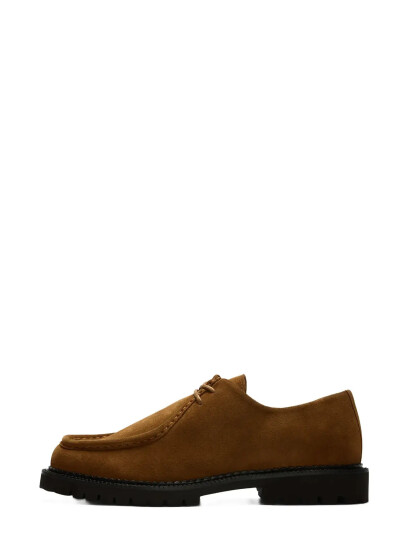 Selected Slhhector Suede Moc Toe Shoe Brown 42