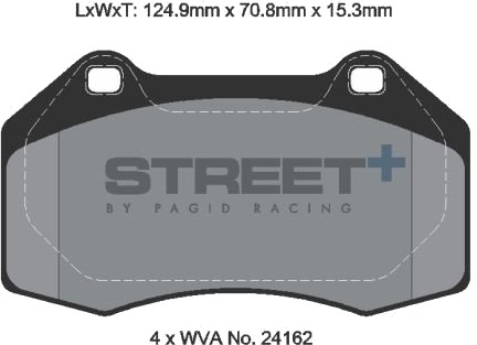 PAGID Racing T8186SP2001 Bremseklosser