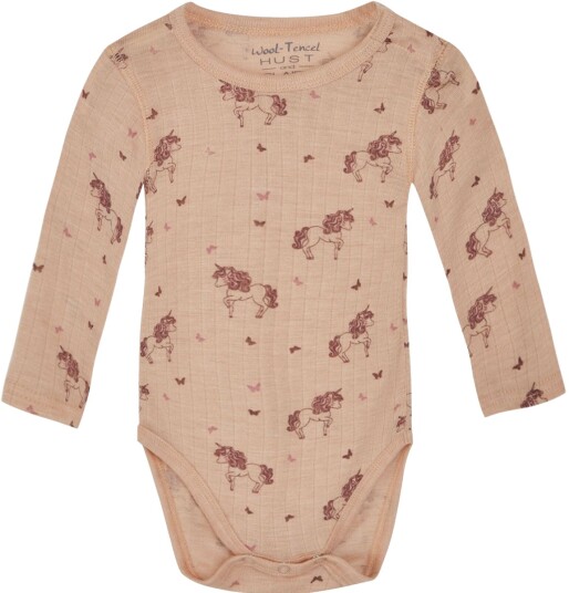 Hust&Claire ull Hust & Claire Enhjørning body i ull/lyocell Rose C. (50) 50 Hust&Claire ull Hust & Claire Enhjørning body i ull/lyocell Rose C. (50) 50