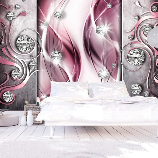 Fototapet Pink And Diamonds 300x210 - Artgeist sp. z o. o.
