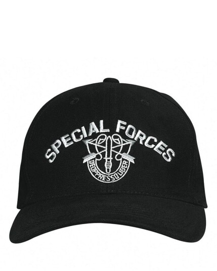 Rothco Special Forces Hat Svart Svart Rothco Special Forces Hat Svart Svart
