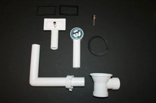 Juvel Intra waste and overflow set with plug 1901019