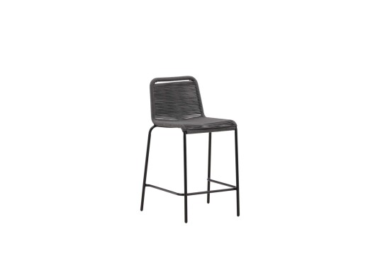 Venture Design Lindos barstol Svart/mørk grå Grå