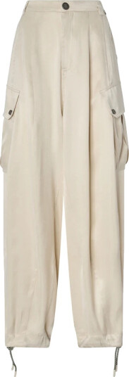 Pinko Dame Bukser Beige M, Pinko Dame Bukser Beige M,