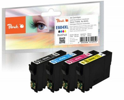 Peach Pi200-988 Høyt (Xl) Utbytte Sort Cyan Fiolblå Gult 3 Stykker 500 Sider 350 Sider Multipakke