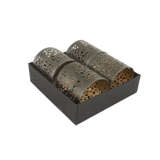 Lama Halvor Bakke Serviettring (4pk) i Gaveeske Lama Halvor Bakke Serviettring (4pk) i Gaveeske