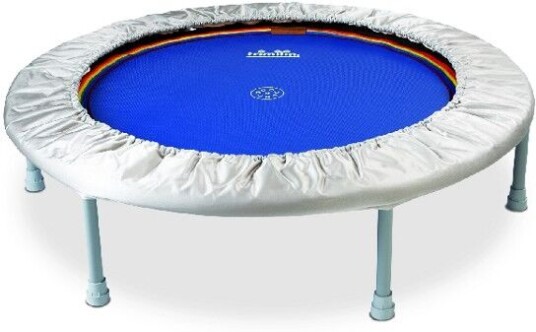 Heymans Trimilin Trimilin mini Swing Trampoline / Rebounder klappbare bein svart-sølv
