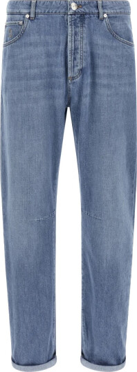 Brunello Cucinelli Herre Jeans Blå 2XL,