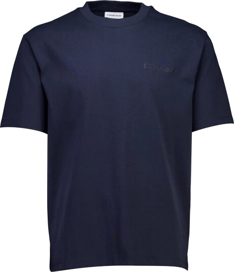 Lindbergh Oversized Logo Tee S/S NAVY M