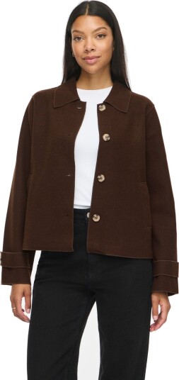 Vila Vijuice L/S Short Jacket Noos Brown 44