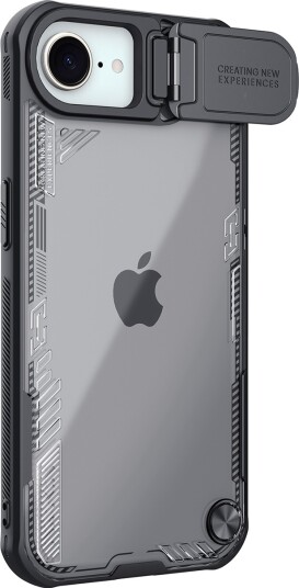 Nillkin Iceblade Prop Case with Lens Cover and Stand for iPhone 16e / 17e - Black