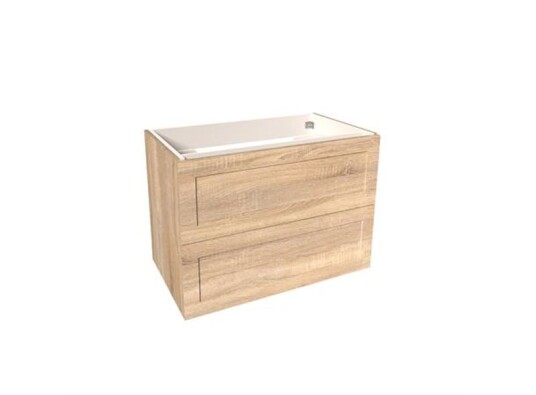 Vikingbad MIE 80 Servantskap Ramme lys eik