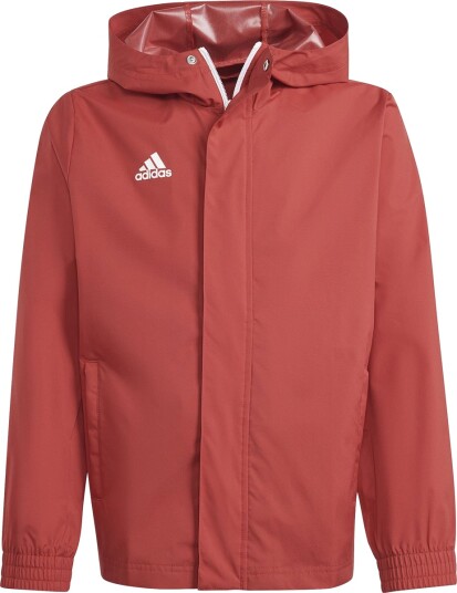 adidas Entrada 22 Allværs Jakke Barn Rød 116