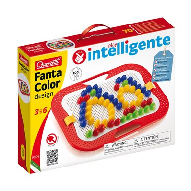 Quercetti FantaColor blyantmosaikk 20 mm 100 stykker