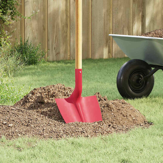 vidaXL Spadehode Rød 39,5 x 27,5 cm Pulverlakkert stål
