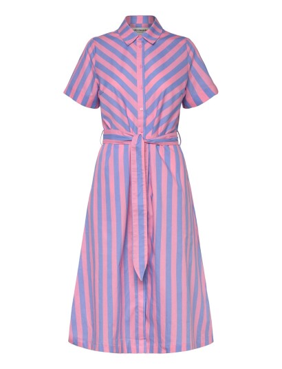 Lollys Laundry Tullell Midi Dress Ss Pink S Lollys Laundry Tullell Midi Dress Ss Pink S