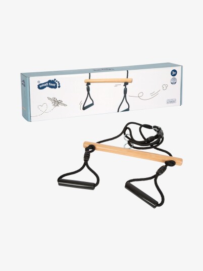 small foot Trapesgynge med gymnastikkringer Black Line small foot Trapesgynge med gymnastikkringer Black Line