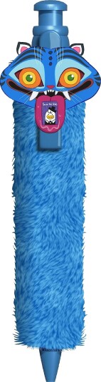 Euromic Kpop Demon Hunters Pen Med Plys Derpy Tiger Blue ONE SIZE Euromic Kpop Demon Hunters Pen Med Plys Derpy Tiger Blue ONE SIZE