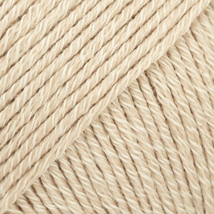 DROPS Cotton Merino Garn Unicolor 38 Hvit