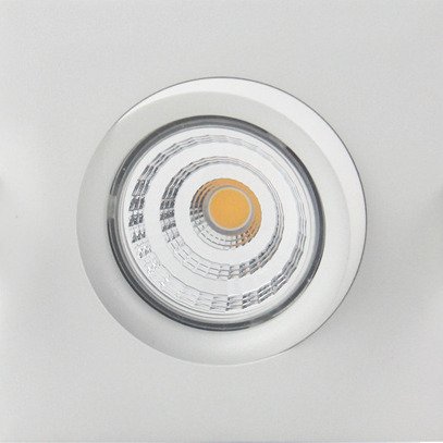 Zorro LED Downlight Firkant WarmDim 9W 360 Tilt IP44 Hvit