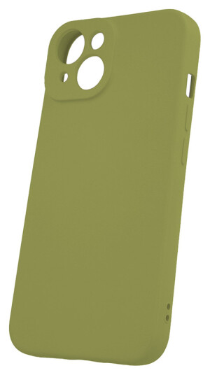 Silicon Cover for iPhone 16 Plus Oliven