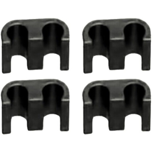 Montana Panton Wire Festeklips 4 pk Svart Montana Panton Wire Festeklips 4 pk Svart