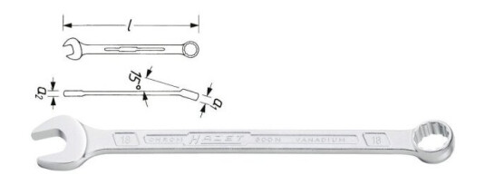 Hazet 600Na-15/16 Hazet Gaffelnøgle 15/16 Hazet 600Na-15/16 Hazet Gaffelnøgle 15/16
