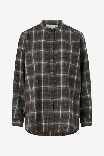 My Essential Wardrobe   Skjorte Marlymw   Brun