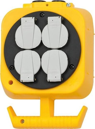 Brennenstuhl Energisentral stikkontakt 4x230V 2 trykklufttilkoblinger 5M kabel IP44 Brennenstuhl Energisentral stikkontakt 4x230V 2 trykklufttilkoblinger 5M kabel IP44