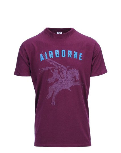Fostex Airborne Pegasus T skjorte Bordeaux