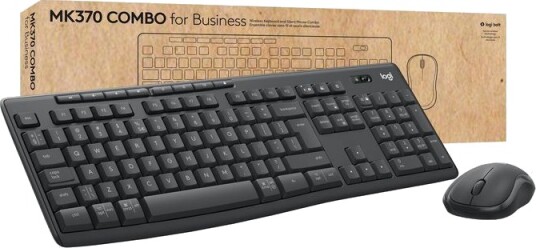Logitech MK370 Combo for Business - tastatur- og mussett - QWERTZ - Tysk - grafitt
