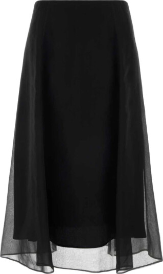 Brunello Cucinelli Dame Skjørt Svart 2XL,